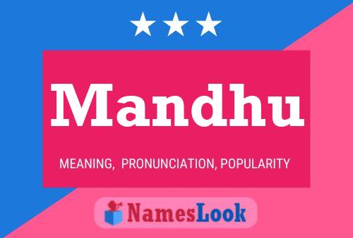 Mandhu Namensposter