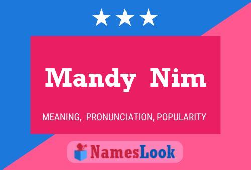 Mandy  Nim Namensposter