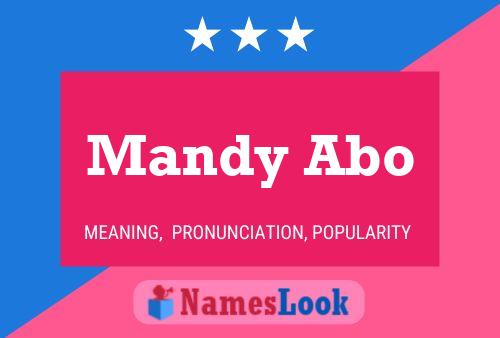 Mandy Abo Namensposter