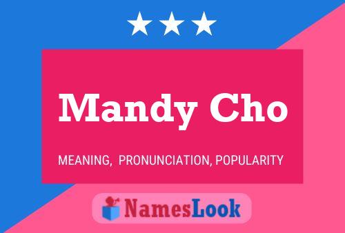 Mandy Cho Namensposter