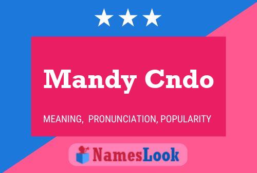 Mandy Cndo Namensposter