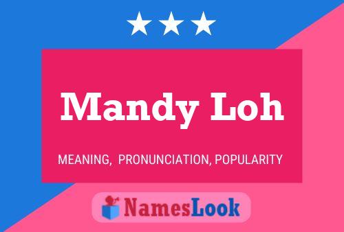 Mandy Loh Namensposter