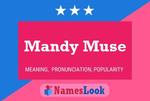 Mandy Muse Namensposter