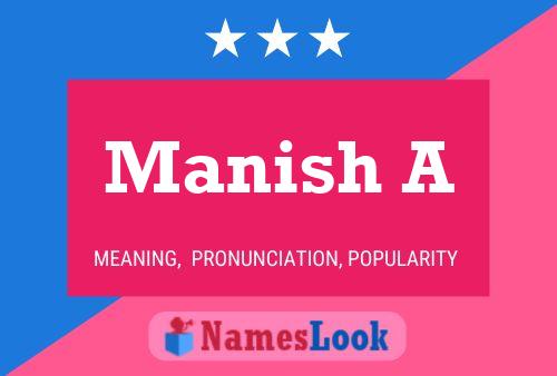 Manish A Namensposter