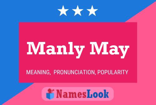 Manly May Namensposter