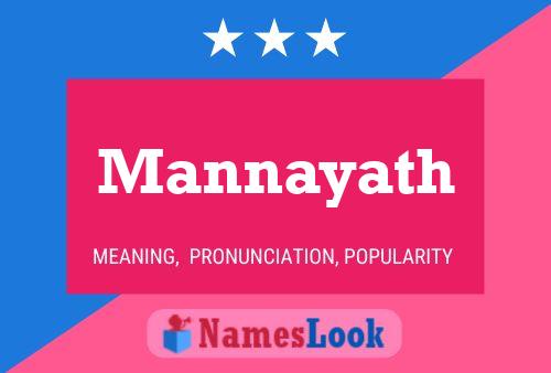 Mannayath Namensposter