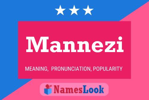 Mannezi Namensposter