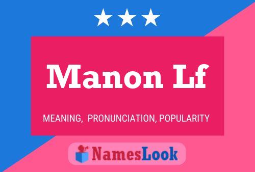 Manon Lf Namensposter