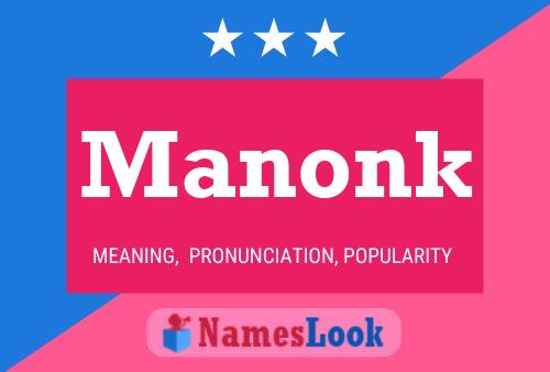 Manonk Namensposter