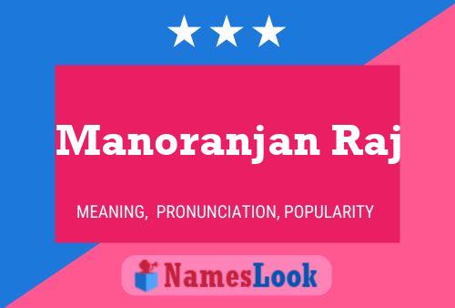 Manoranjan Raj Namensposter