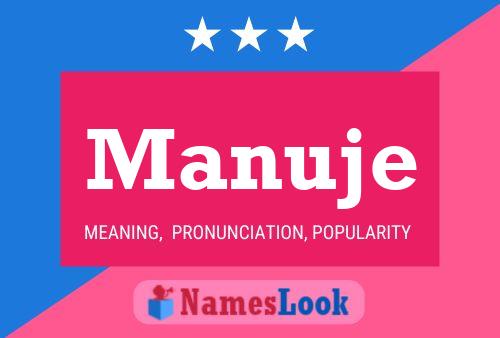 Manuje Namensposter