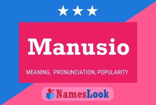 Manusio Namensposter