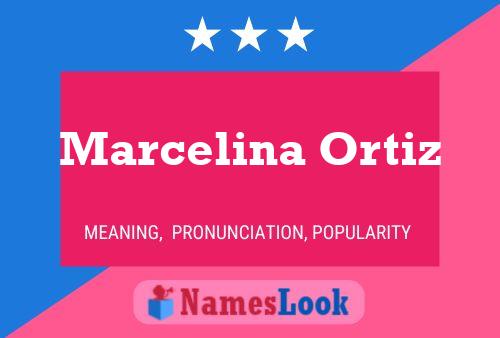 Marcelina Ortiz Namensposter