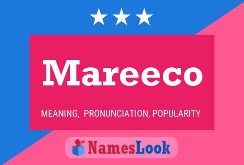 Mareeco Namensposter