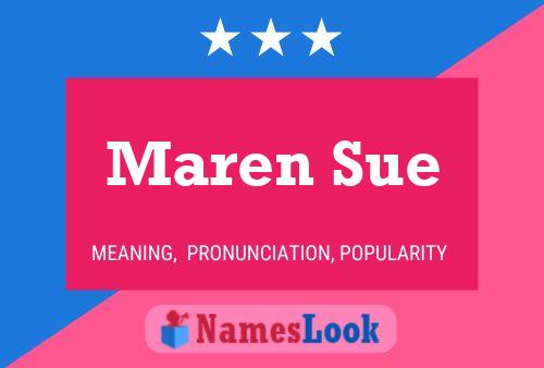 Maren Sue Namensposter