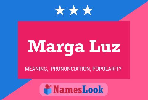 Marga Luz Namensposter