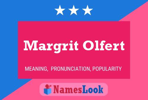 Margrit Olfert Namensposter