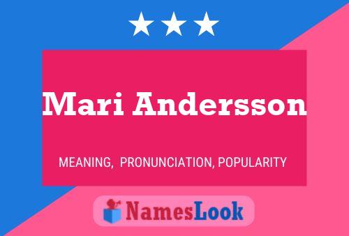 Mari Andersson Namensposter