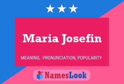 Maria Josefin Namensposter