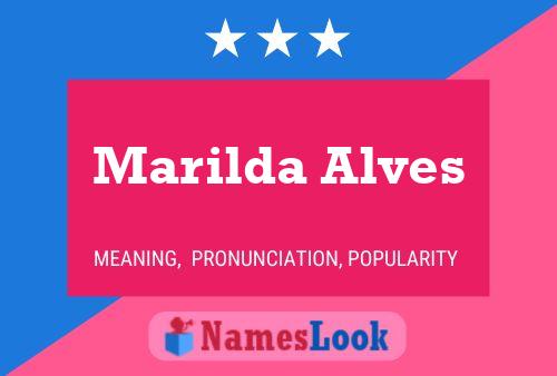 Marilda Alves Namensposter