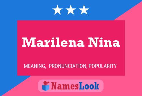 Marilena Nina Namensposter