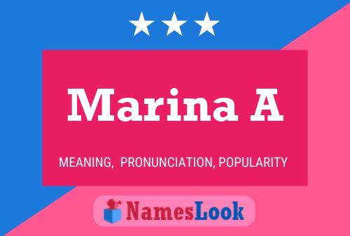 Marina A Namensposter