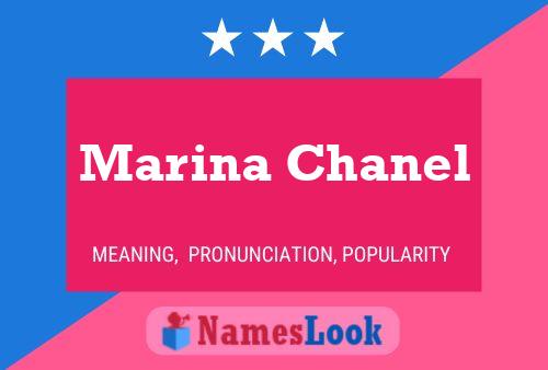 Marina Chanel Namensposter