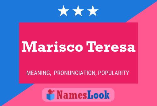 Marisco Teresa Namensposter