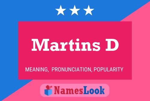 Martins D Namensposter