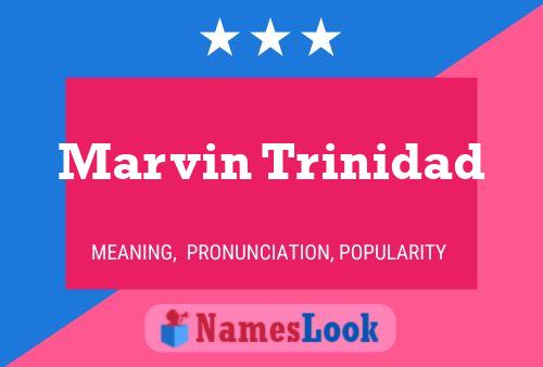 Marvin Trinidad Namensposter