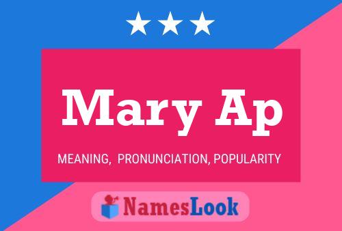 Mary Ap Namensposter