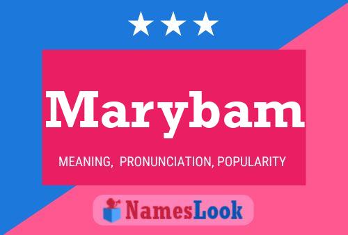 Marybam Namensposter