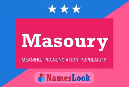 Masoury Namensposter