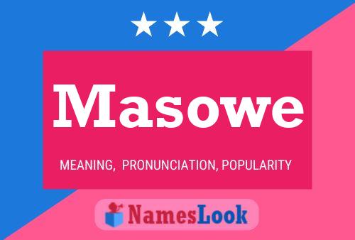 Masowe Namensposter