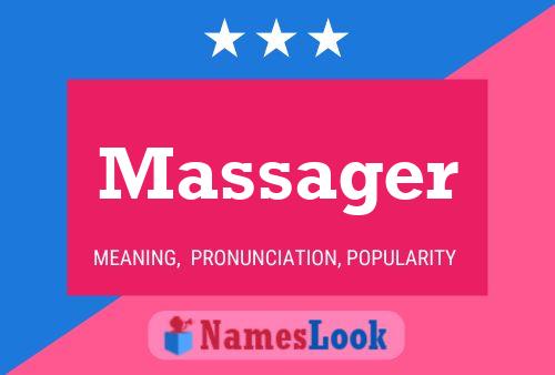 Massager Namensposter