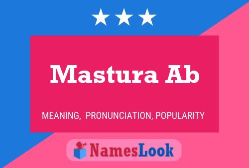 Mastura Ab Namensposter