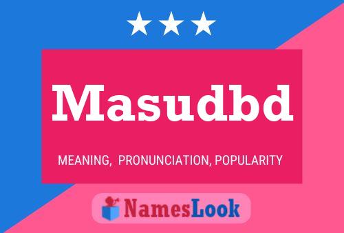 Masudbd Namensposter