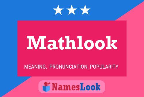 Mathlook Namensposter