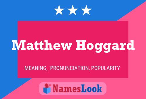 Matthew Hoggard Namensposter