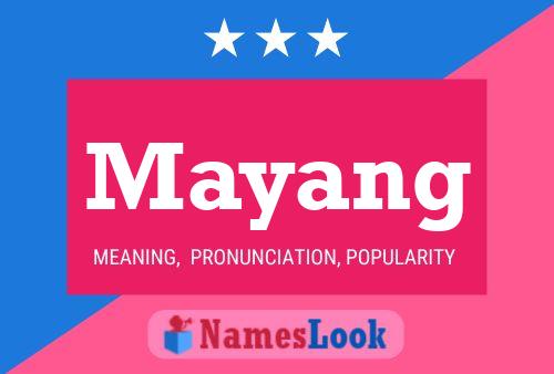 Mayang Namensposter