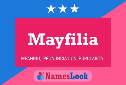 Mayfilia Namensposter