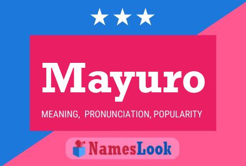 Mayuro Namensposter