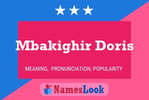 Mbakighir Doris Namensposter