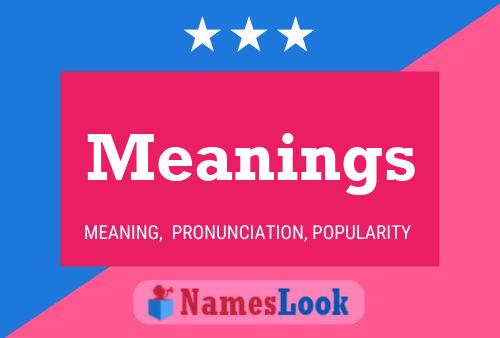 Meanings Namensposter