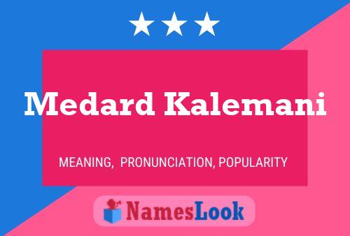 Medard Kalemani Namensposter