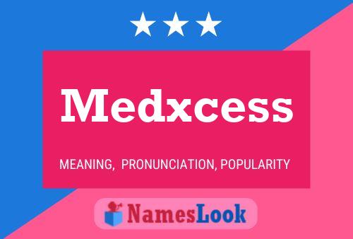 Medxcess Namensposter