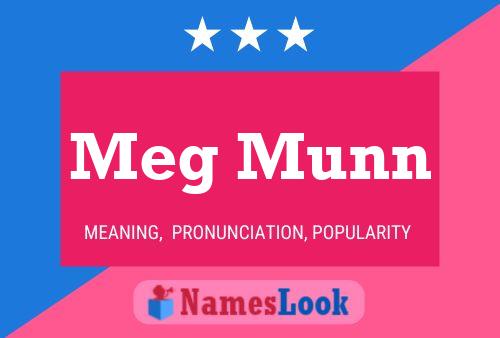 Meg Munn Namensposter