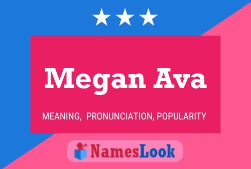 Megan Ava Namensposter