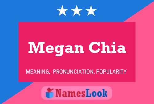 Megan Chia Namensposter