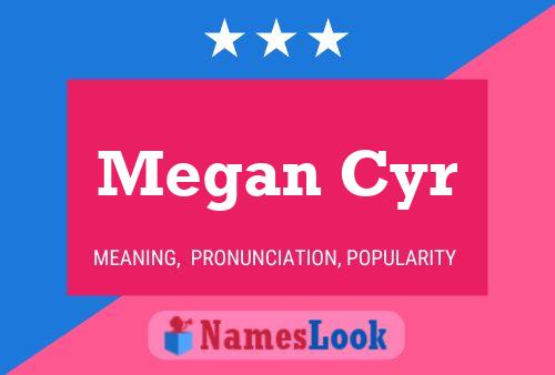 Megan Cyr Namensposter